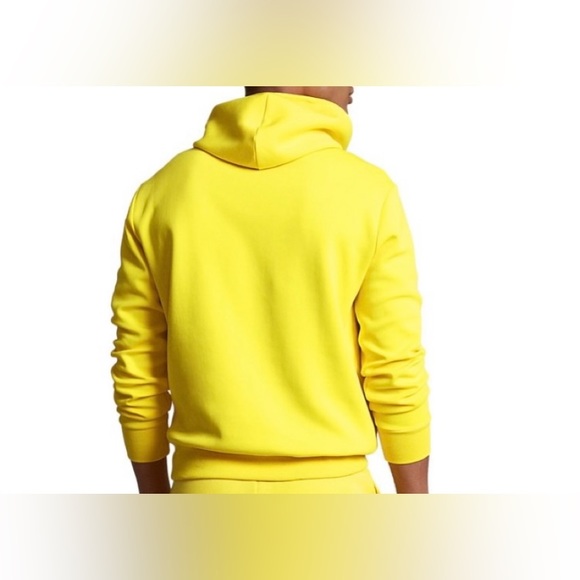 Polo Ralph Lauren Yellow Hooded Sweatshirt Hoodie - Picture 3 of 6
